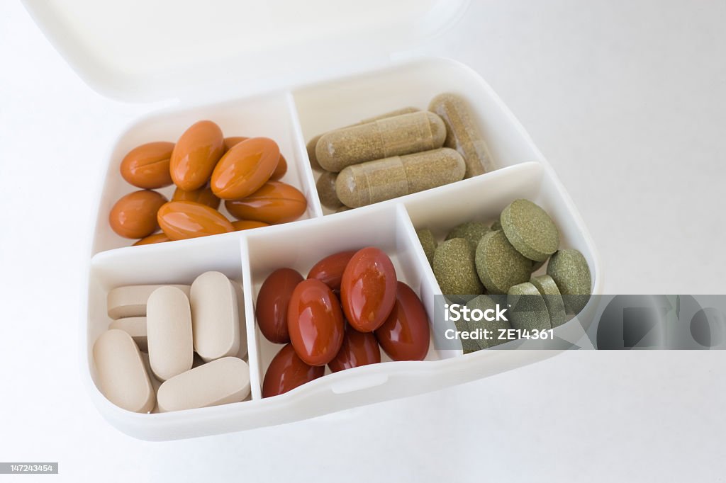 Vitamine in travel pak - Lizenzfrei Resveratrol Stock-Foto
