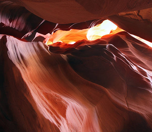 canyon-wand - canyon heaven sunbeam arizona stock-fotos und bilder