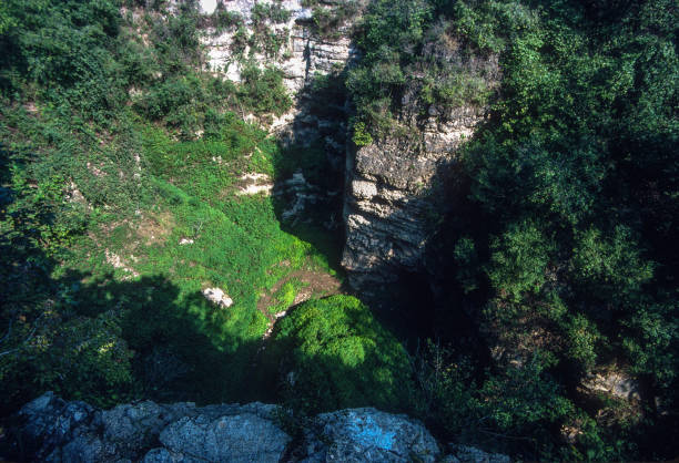 Grand Gulf State Park - Floor of Collapsed Cave - 1998