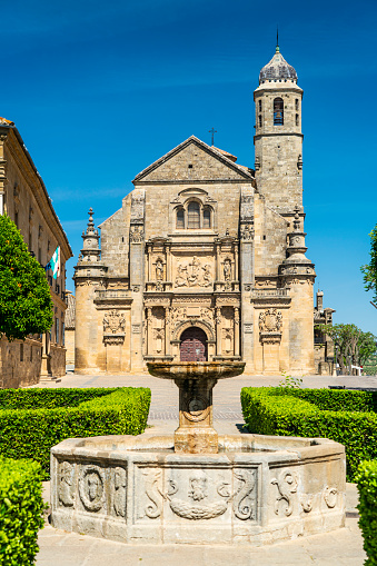 The Holy Chapel of the Savior (Sacra Capilla del Salvador) was completed in 1559 and is part of the UNESCO World Heritage old town of Ubeda in Jaen province, Spain.