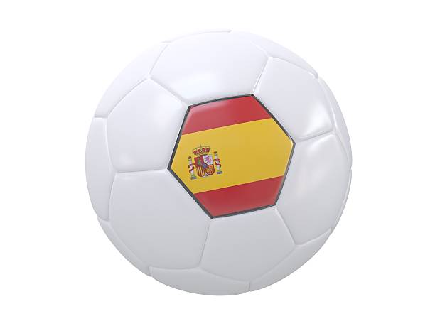 Ball avec drapeau de l'Espagne - Photo