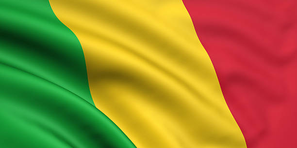 Flag Of Mali stock photo