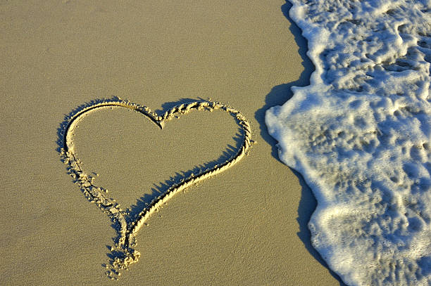 istock Heart in the sand 147244171