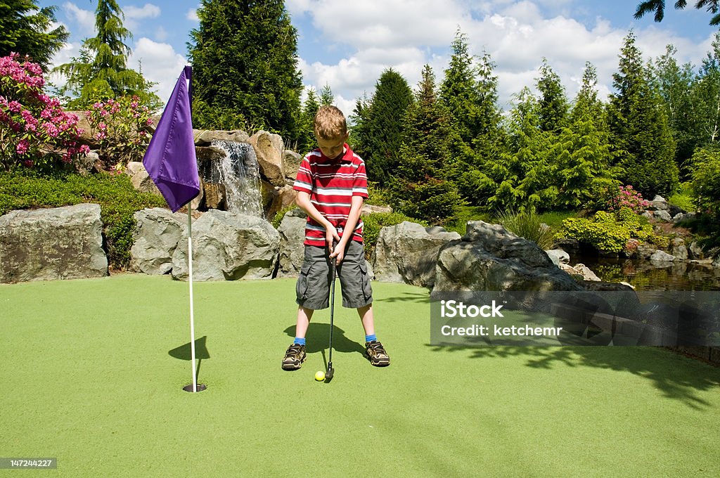 Putt Putt golfe - Foto de stock de Golfinho - Atividade royalty-free
