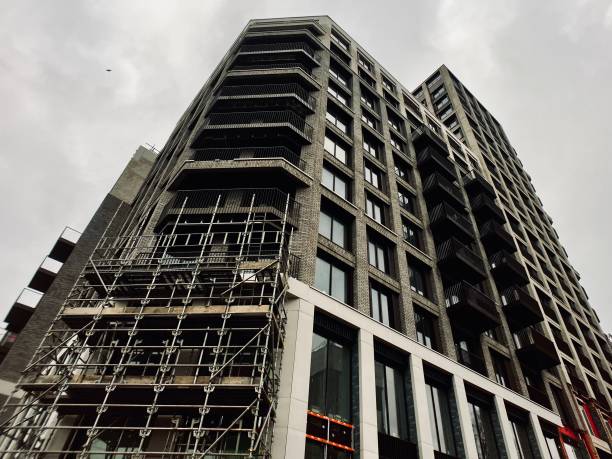 istock Modern new build apartment blocks 1472442415