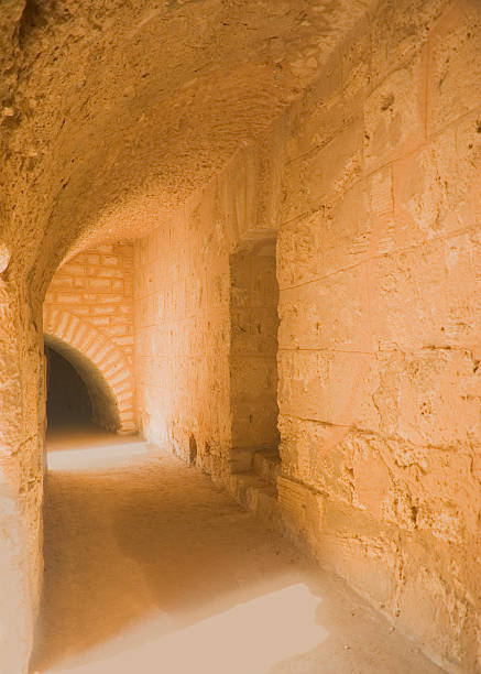 istock Corridor of El Djem Coliseum 147244407