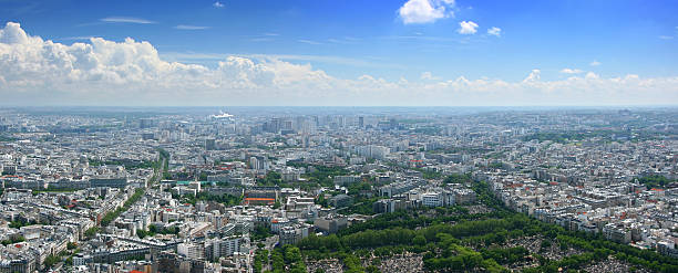 istock East Paris aerial cloudscape panorama 147244649