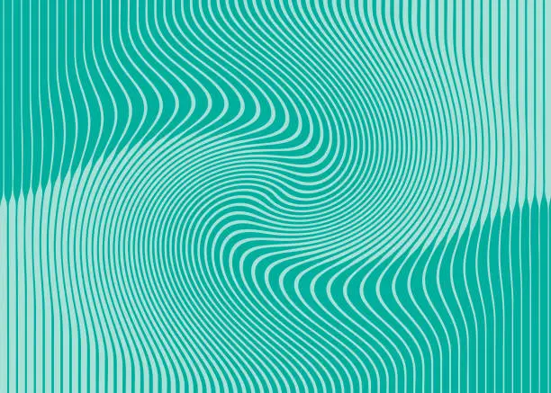 Vector illustration of Halftone Pattern, Abstract Background of rippled, wavy lines