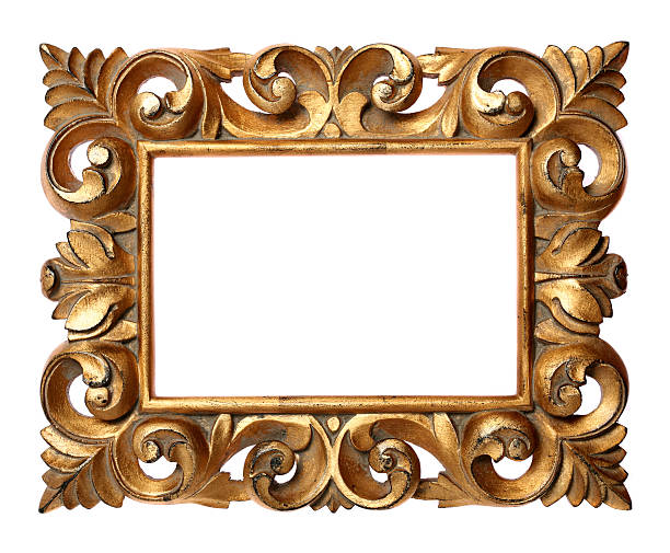 istock Wooden Baroque Style Frame 147244959