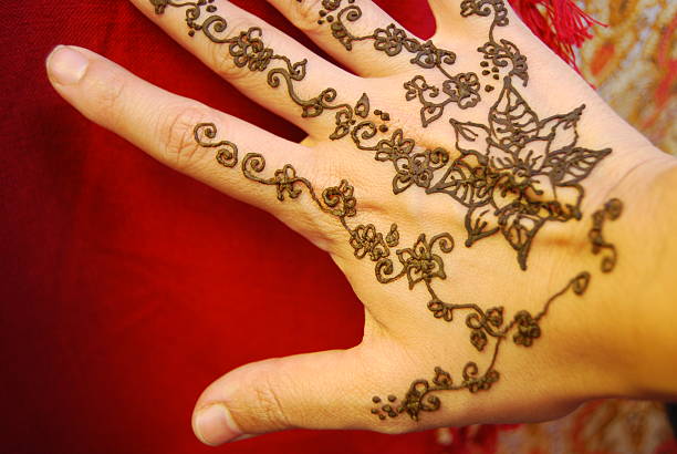 istock Hand drawn Henna Tattoo 147245099