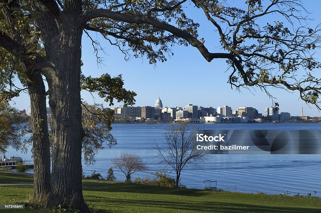 Horizonte de Madison - Foto de stock de Madison - Wisconsin royalty-free