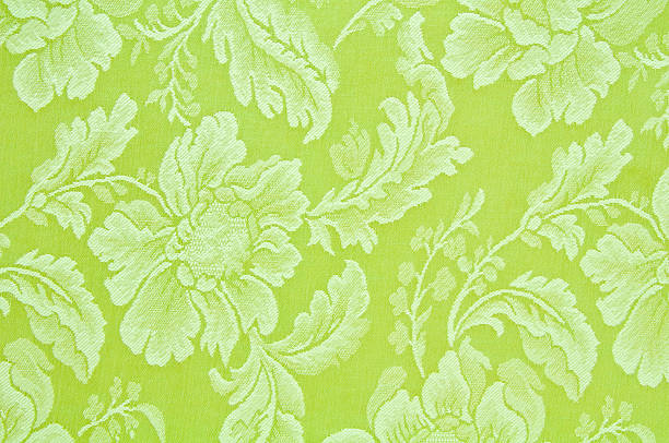 Vintage floral padrão de textura Verde - foto de acervo