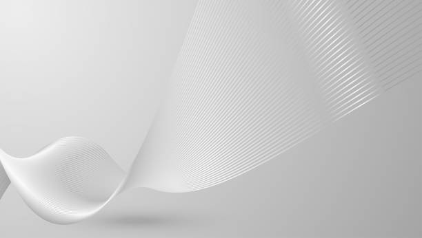 istock Abstract Curved Shapes. White Circular Background. Abstract Curved Shapes. 3d Rendering 1472457001