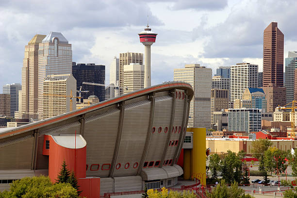 istock Downtown Calgary with CN Tower and skyscrapers 147245718