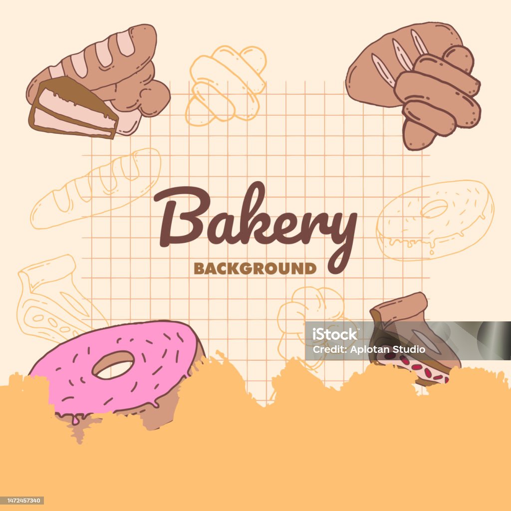 Backary Design Backery Background Design Vector Element Stock Illustration - Download ...