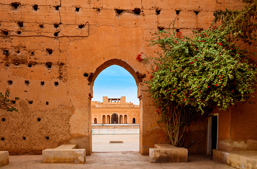El Badi Palace in Marrakech,  Morocco