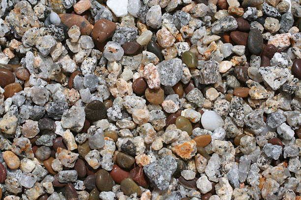 Pebbles background stock photo