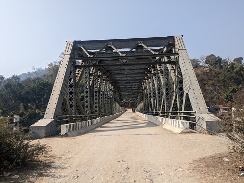 This is the Bungkot Ghat bridge located at Budhigandaki river