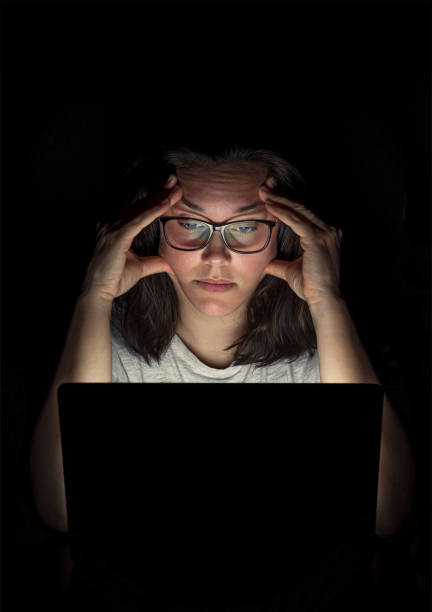 istock Computer Stress image of woman 1472459771