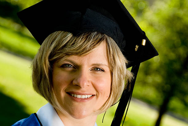 istock Woman in Graduation Cap 147246431