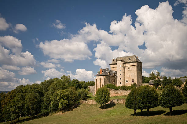 istock Old french castle, in the nature, Aveyron 147246677