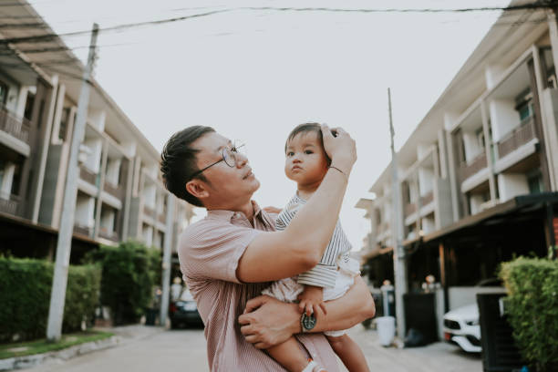 istock Evening walk with love and care. 1472474261