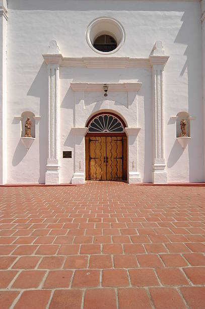 Main entrance gate to the San Miguel Mission