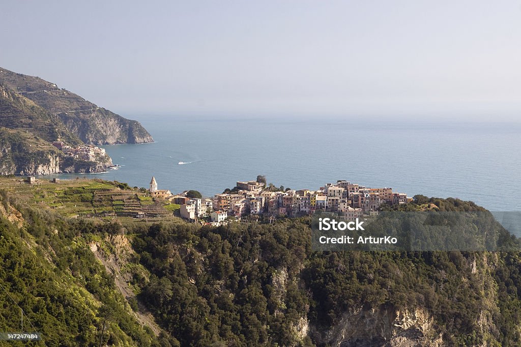 Corniglia の眺め - イタリアのロイヤリティフリーストックフォト