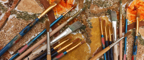 Art Paints Brushes  Spices  Paint Pigments