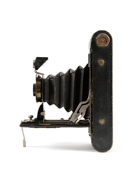 Old 1913 120mm Vintage Folding Cartridge Hawk Eye Camera