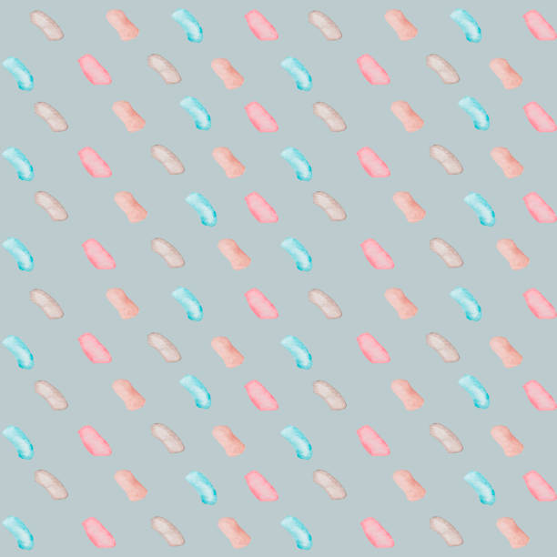 istock Geometric seamless pattern with patches of pastel shades on a gray background. Design for wallpaper, fabric, textile, print, packaging. 1472482223