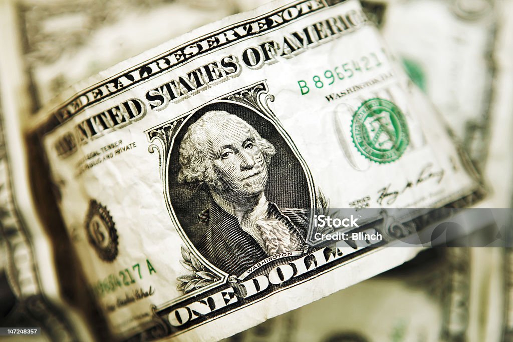 EE. UU. Dollar facturas - Foto de stock de Billete de banco libre de derechos