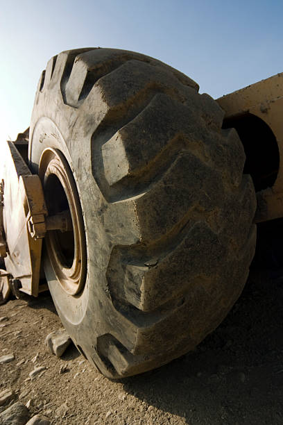 Construction vehicle stock photo