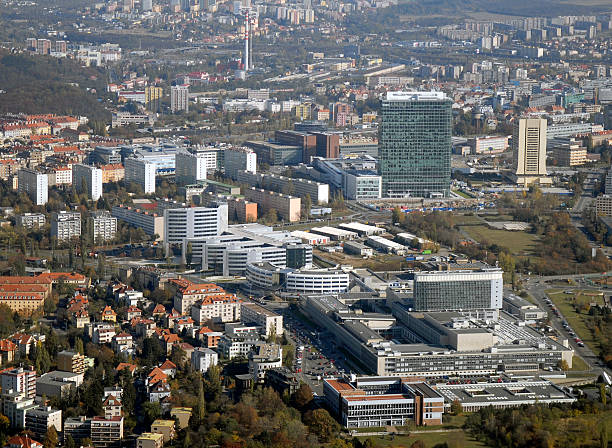istock City Views from helicopter 147248616