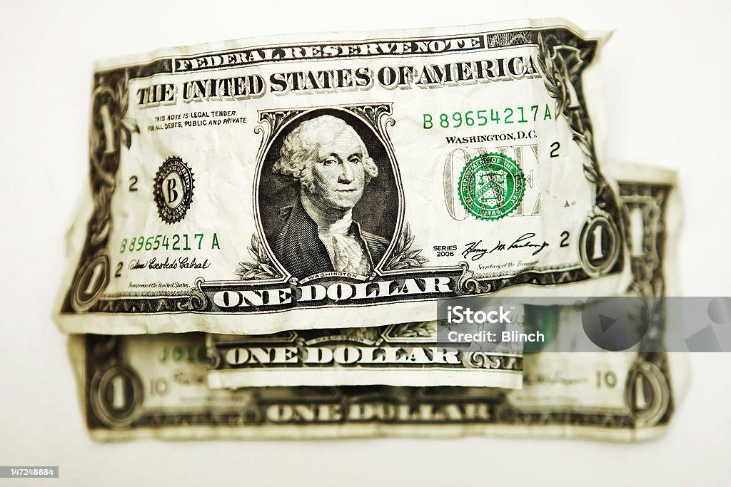 UNITI. Banconote da un dollaro - Foto stock royalty-free di Affari