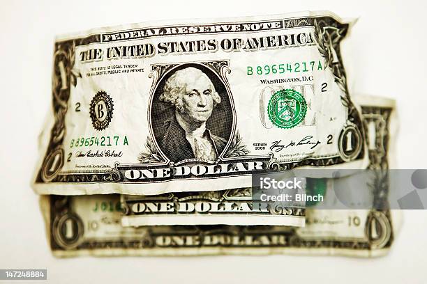 Uniti Banconote Da Un Dollaro - Fotografie stock e altre immagini di Affari - Affari, Banconota, Banconota da 1 dollaro statunitense