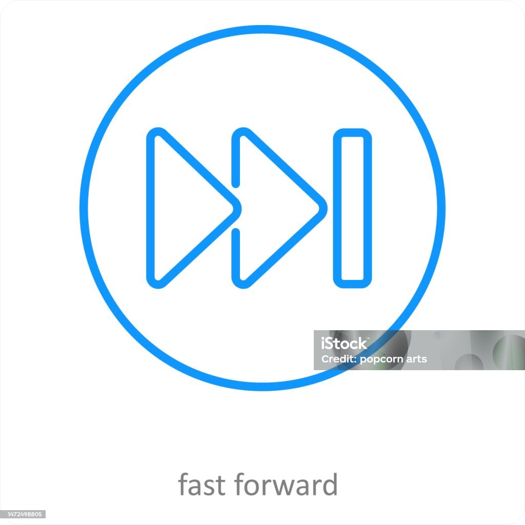 Fast Ward Fast Forward Stock Illustration - Download Image Now - Concepts ...