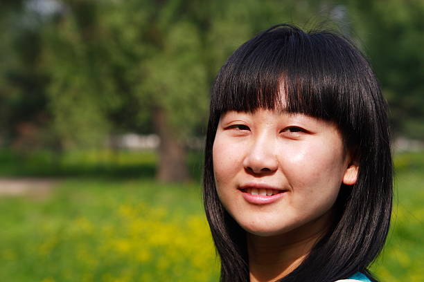 istock face of Chinese young beauty 147250266