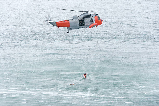 Sea Rescue stock photo