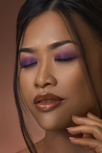 Head shot beauty image of an asian woman