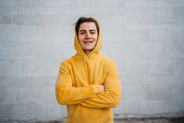 istock Young Athletic Man In The Rain 1472514346