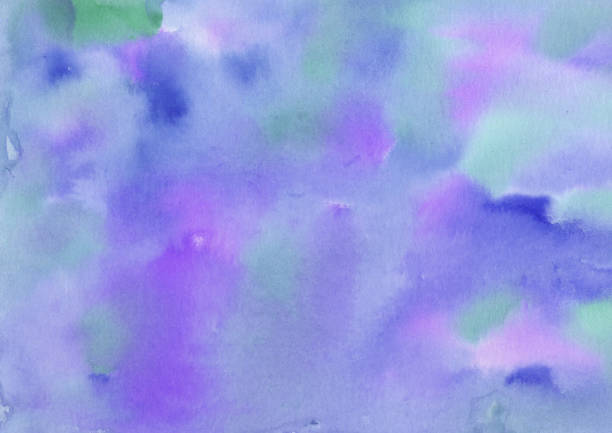 istock Abstract multicolor watercolor Background. Blue, violet, green and purple blobs and splashes 1472518076