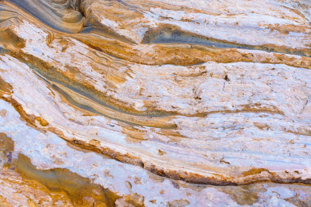 istock Abstract Geological Background of Layered Rocks 1472518203