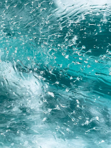 istock Splashes of water, abstract background 1472524387