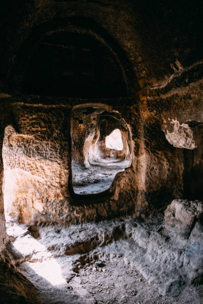 istock Ancient Monastery Carved into the Rocks 1472525361