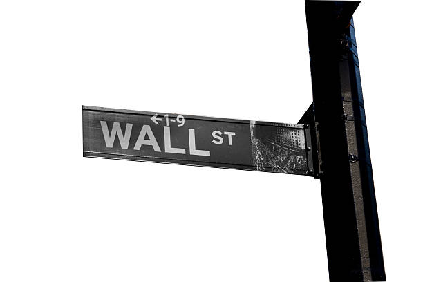 ウォールストリート - wall street sign ストックフォトと画像