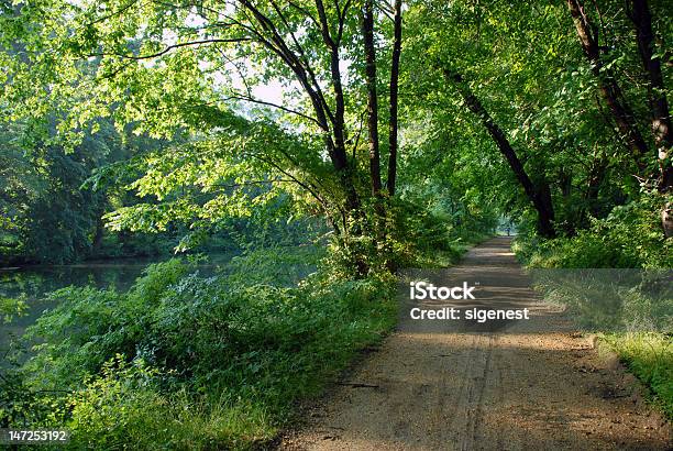 Canal Trail Stock Photo - Download Image Now - Arranging, Beauty, Beauty In Nature