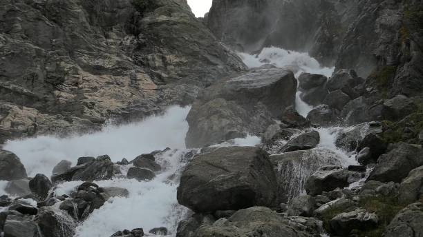 istock Water from the large glacier in Norway 1472535996