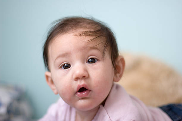 istock Little baby is sweet looking 147254099