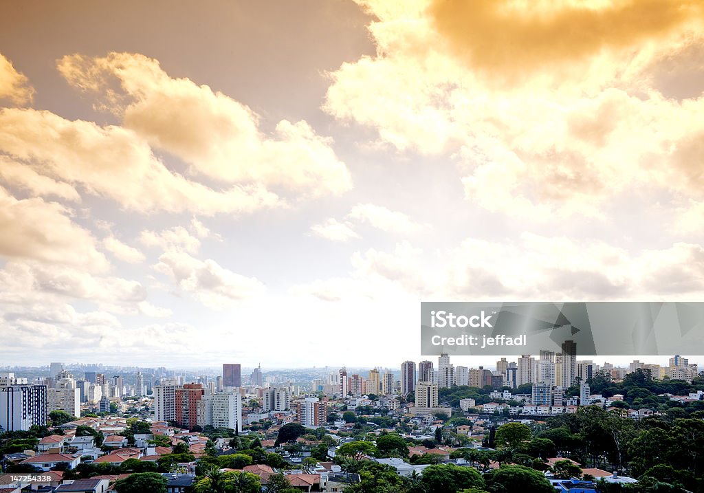 st. paul late afternoon late afternoon after a storm in sA#o paulo, brazil São Paulo Stock Photo